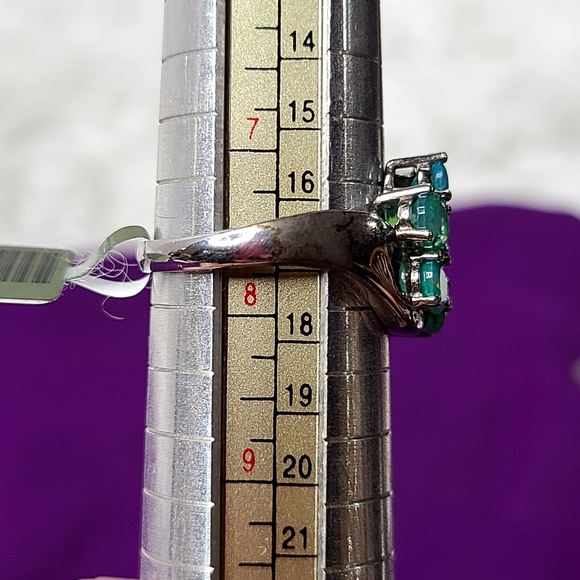 Opal Cluster Ring - Picture 12 of 13